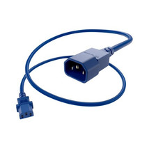UNC Group PWRC13C142.5FBLU POWER CORD C13 TO C14 10AMP BLUE 2.5FT - $26.08