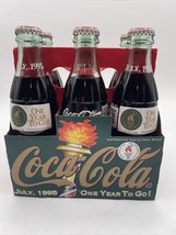 Coca Cola 6-Pack Celebrating One Year To Go Atlanta Olympics 1995 Vintage Capped - £14.90 GBP
