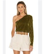 Velvet Long Sleeve One Shoulder Top Size XS EUC Revolve Tularosa 'Nova' ... - $19.70