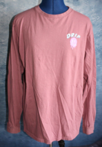 Eighty Eight Brand Men&#39;s Drip Pink Long Sleeve T-Shirt ~L~ RN89970 - £9.63 GBP