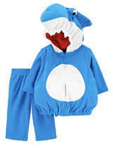 NEW Carter&#39;s Little Shark 2 piece Halloween Costume Unisex Baby Sz 12 months - £22.15 GBP