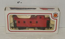 Vintage Bachmann HO Scale Red Caboose Railroad Box Car 128 Model Train - $14.82