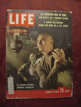 LIFE Magazine March 10 1958 Yul Brynner Cuba Lourdes Thor Missle - £9.38 GBP