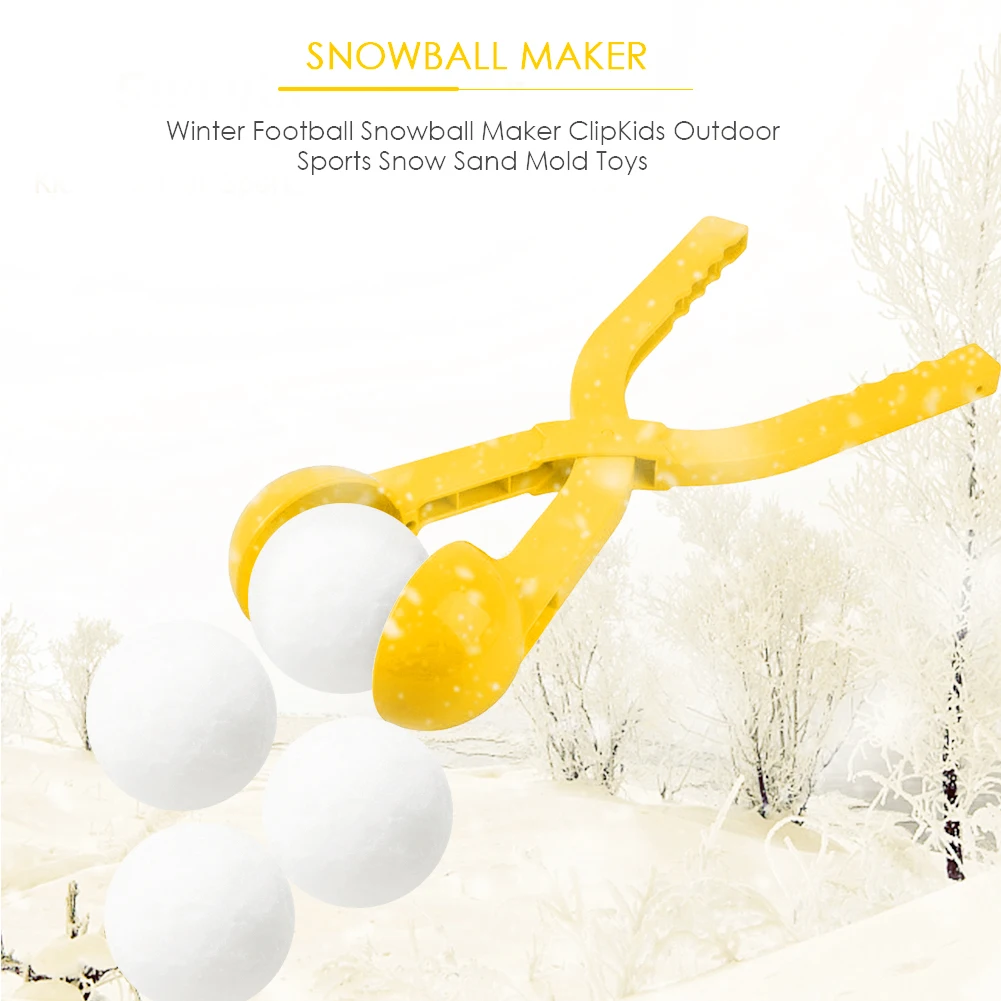 3D Small Round Snowball Maker Sand Mould Beach Snowball Fight Children Play Toy - £4.55 GBP+