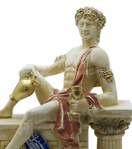 Dionysus Bacchus Greek God of Wine  Statue Sculpture Casting Stone - £74.44 GBP