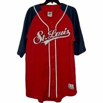St. Louis Cardinals Jersey Size XL Dynasty Sports MLB Red &amp; Navy Mens - $24.74