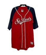 St. Louis Cardinals Jersey Size XL Dynasty Sports MLB Red &amp; Navy Mens - £19.34 GBP