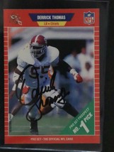 Derrick Thomas (d. 2000) Signed Autographed 1989 Pro Set Football Card -... - $39.99