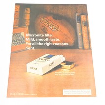 1972 Kent Micronote Filter Menthol Cigarettes LIFE Magazine Print Ad 10.... - £6.24 GBP