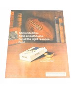 1972 Kent Micronote Filter Menthol Cigarettes LIFE Magazine Print Ad 10.... - £6.30 GBP
