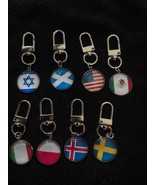 Mini Flag Charm Keychain - $74.89 MXN