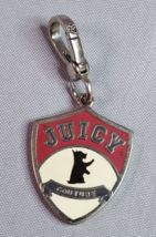 Juicy Couture Shield Crest Charm Silver Tone Scottie - £19.37 GBP