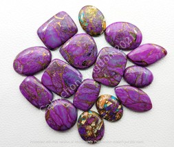 100 Carats Purple Mohave Copper Turquoise Gemstone Cabochon - Mojave Turquoise - £31.45 GBP