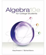 Algebra for College Students (US HARDCOVER STUDENT 10/E; ISBN-13: 978128... - £58.73 GBP