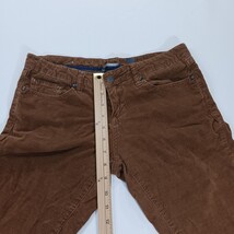 Buffalo Women's Brown Straight Leg Mid-Rise Corduroy Pants Size 28(6) (30×28) image 5