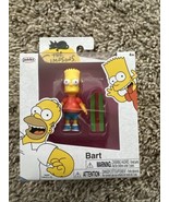 JAKKS PACIFIC THE SIMPSONS BART W/ SKATEBOARD 2.5&quot; FIGURE BRAND NEW SEALED - $23.07 CAD