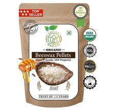 Organic Beeswax Pellets Organic for DIY &amp; Craft Projects Pack of 1 kg - $29.34