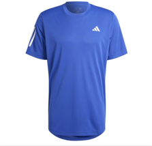 adidas Club 3-Stripes Tee Men&#39;s Tennis T-Shirts Sports Top Asian Fit NWT IP1892 - £41.65 GBP