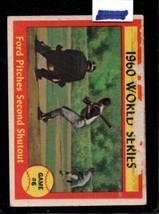 1961 Topps #311 World Series Game 6 Whitey Ford Fair (Tape) Hof *NY11412 - $2.70