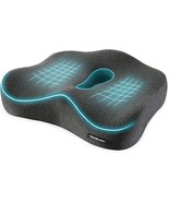 Memory Foam Seat Chair Cushion For Relieves Back Sciatica Pain, Dark Gray - $599.34 MXN