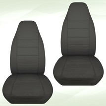 Front set car seat covers fits Ford Explorer 1991-2002  solid charcoal - $1,496.09 MXN - $2,064.94 MXN