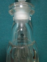 Zodax Portugal Crystal Decanter Ribbed Body With Stopper - £59.35 GBP