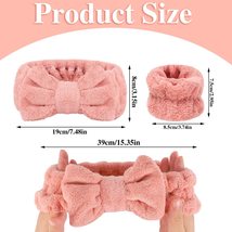 BESARME 3 Pieces Face Wash Headband and Wristband Set, Spa Headband Make... - $11.98