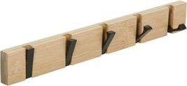 Jsver Wooden Coat Hooks Coat Rack Wall Mount, Space-Saving Coat Rack, Be... - $35.94