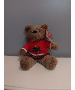 1995 Fiesta Concession Corp. Plush Christmas Girl Bear w Sweater &amp; Skirt... - $13.58 CAD