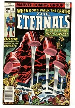 THE ETERNALS #10-comic book Jack Kirby-Comic Book Marvel 1976 VF - £15.12 GBP