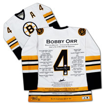 Bobby Orr Career Jersey White Elite Edition of 44 - Signed - Boston Bruins - $1,440.00