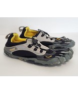 Vibram FiveFingers Bikila Womens Shoes Size US 7 - 7.5 / 38 EUR Gray Black - $33.65