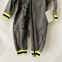 Baby Boy Reebok Outfit 3 6 months Gray hooded romper - £13.30 GBP