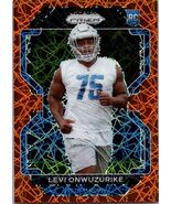 2021 Panini Prizm #423 Levi Onwukurike Rookie ORANGE LASER PRIZM - Nice ... - $3.23