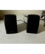 Radio Shack AMX-4 Amplified Portable Speakers 40-1407 Tested Vintage - $19.76