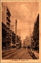 Sparks Street Vista Trolley Streetcar Ottawa Ontario Canada 1910s DB Postcard C2 - £4.06 GBP