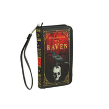 The Raven Book-Style Wallet with ID Holder - Snap Closure - £31.57 GBP