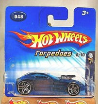 2005 Hot Wheels #48 1st Editions-Torpedoes 8/10 OVERBORED 454 Blue Pr5 ShortCard - $8.00