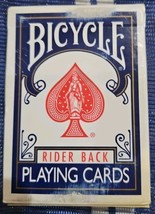 Bicycle Rider Back Poker Playing Cards Blue New Sealed  - $109.10 MXN