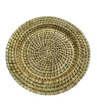 Rastogi Handicrafts Handmade Rattan Tray, Plate, Placemats Eco-Frindly T... - £19.21 GBP