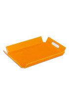Dezi Acrylic Tray BEY-BERK Orange 21.5-Inch - £72.15 GBP