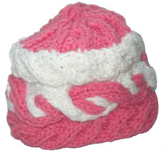 Pink Baby Winter Hat: Hand Knit - $19.00