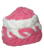 Pink Baby Winter Hat: Hand Knit - £15.18 GBP
