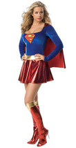Secret Wishes Supergirl Costume Red/Blue S (2-6) - £119.11 GBP