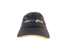 Vintage Faded MaxYield Riga Corn Spell Out Adjustable Dad Hat Cap Black - $14.80