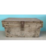 Handmade Tool Box Wooden Lockable Chest 19x9x9&quot; Storage Rustic  - $173.24