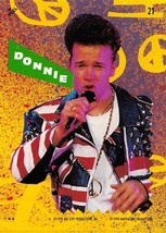 1990 Topps New Kids On The Block Sticker #21 Donnie Wahlberg  - £0.70 GBP