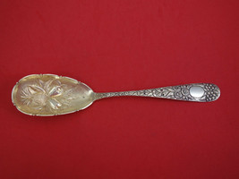 Repousse by Various Makers Sterling Silver Berry Spoon GW Embossed Fruit Bowl - £149.56 GBP