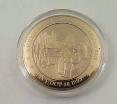 May 1-Oct. 30, 1893 America Celebrates It&#39;s Discovery Franklin Mint Bron... - £9.60 GBP