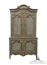 BAKER FURNITURE Weathered Blue Shabby Chic Country French Style 48&quot; Media Cab... - £999.00 GBP